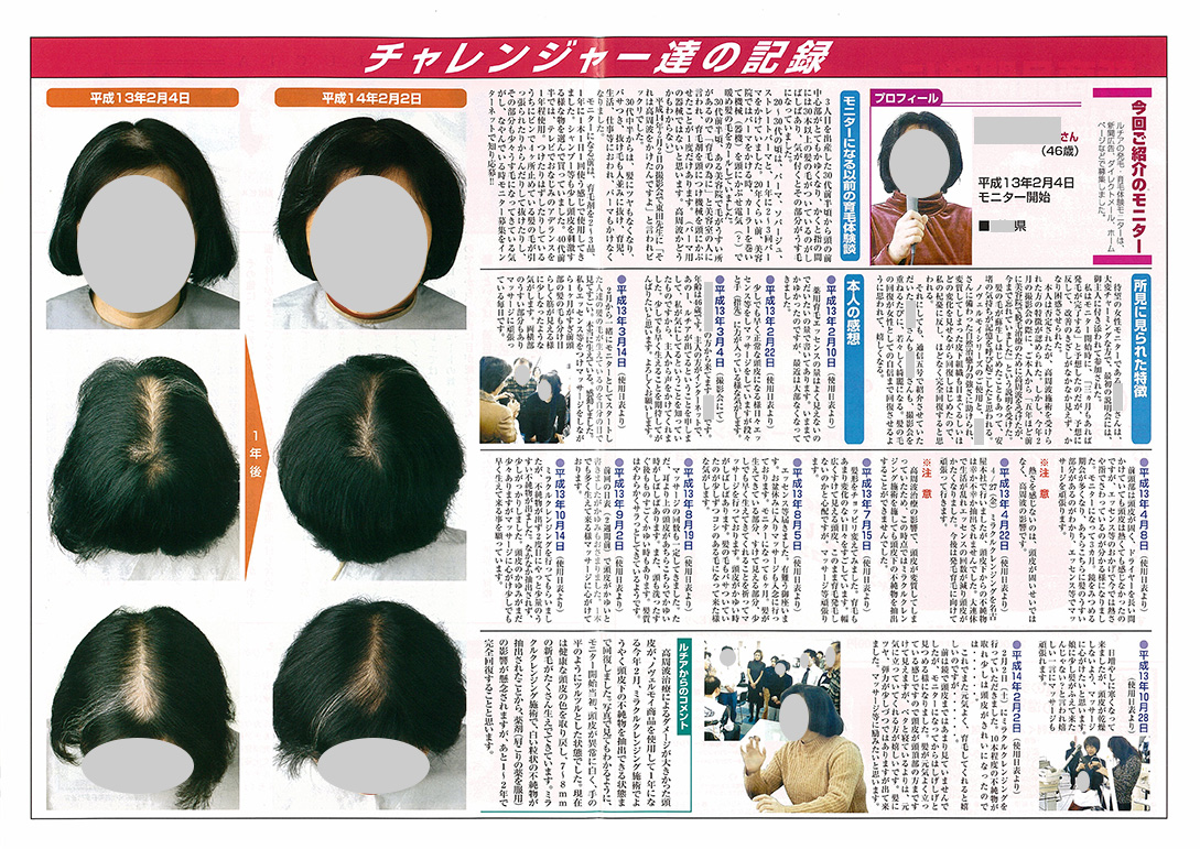 チャレンジャーたちの記録