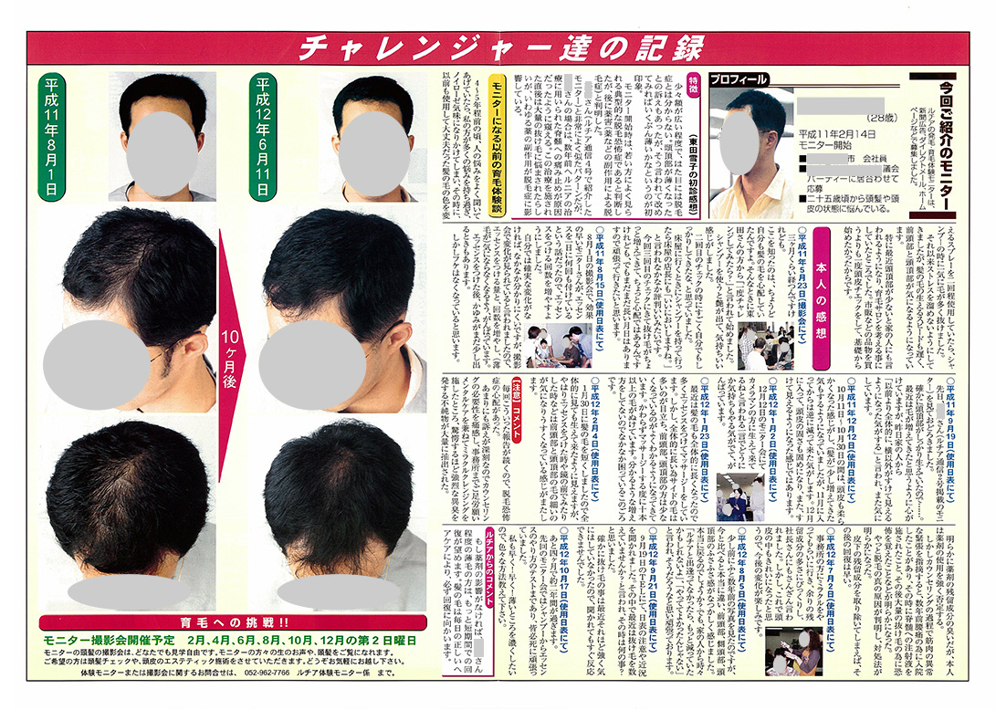 チャレンジャーたちの記録