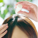 頭皮に直接付ける