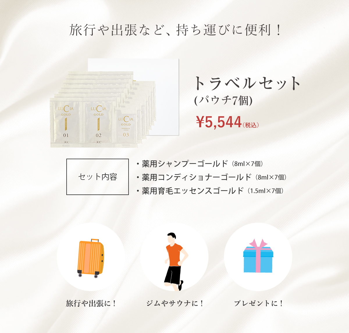 ルチアゴールドお試しセット