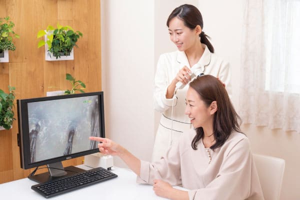 無料頭皮診断・カウンセリング