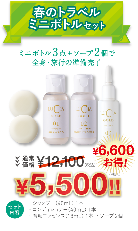 春のトラベル ミニボトルセット