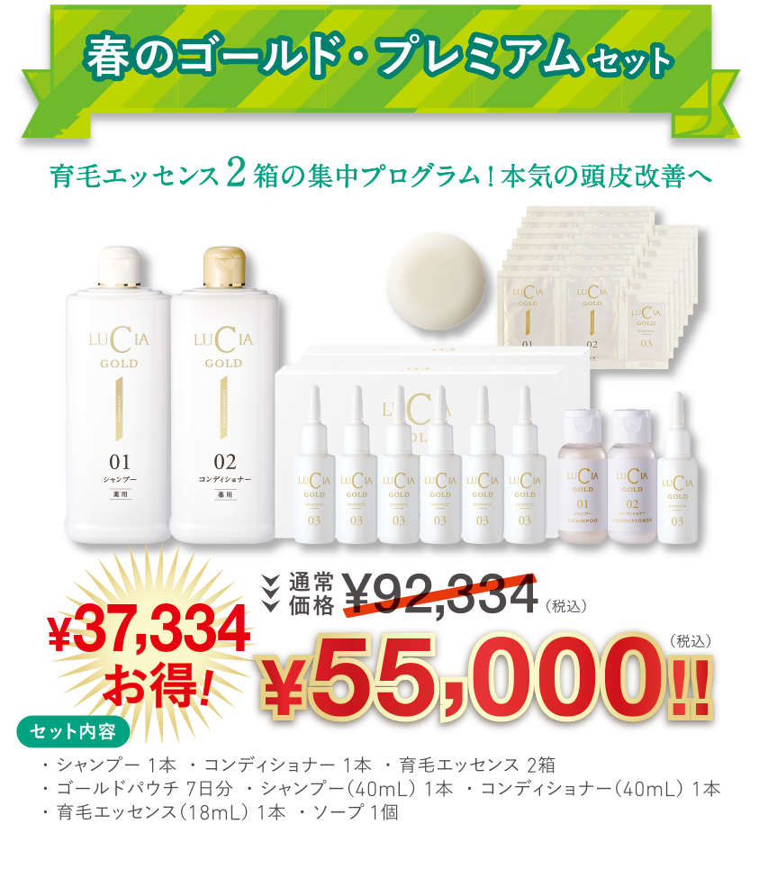春のゴールド・プレミアムセット