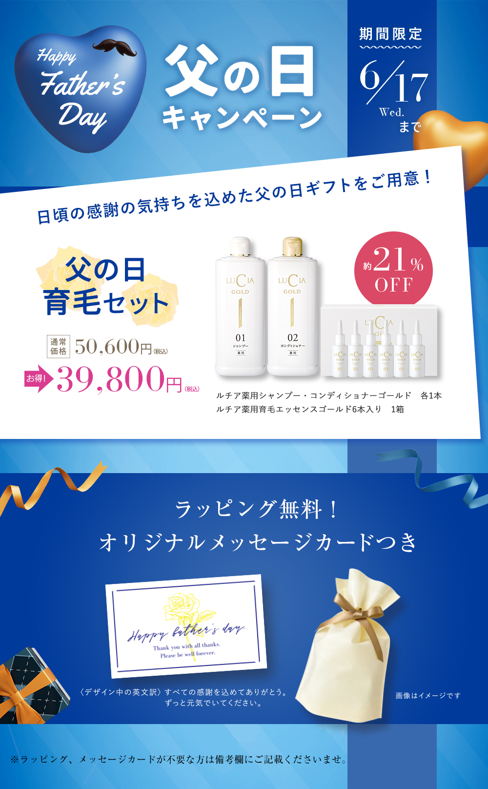 父の日育毛セット
